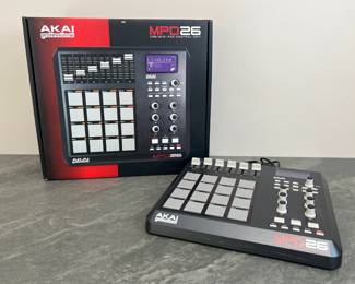 Lot 257 AKAI Professional Audio Equipment MPD26 USB Midi Pad Control Unit