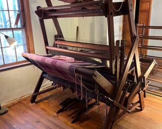 Lot 33 Vintage Barbara V Floor Loom by Thought Products w Original Manual