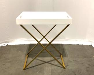 Lot 221 Williams Sonoma Butlers Tray w Metal Base