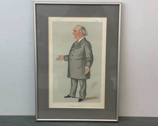 Lot 336 Framed Vanity Fair Spy Art Print The Golden Pippin