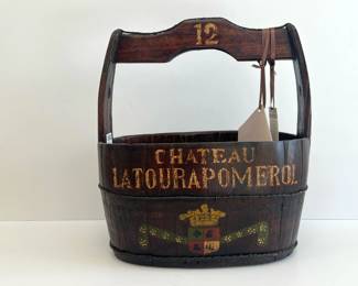 Lot 327 Bordeaux Wine Picking Bucket