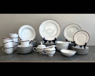 Lot 82 Charter Club Grand Buffet Platinum Dinnerware Dishes Sugar Creamer Set