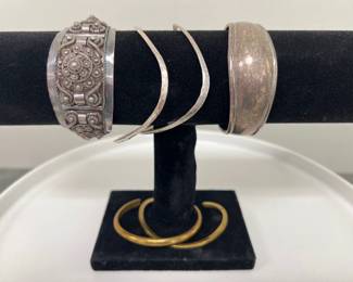 Lot 188 Argent 950 Sterling Silver Cuff Bracelet Sterling Silver Cuff 925 Bracelet Brass Cuff Bracelets Bangle Bracelets Jewelry