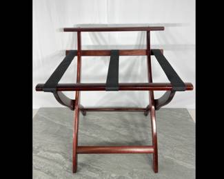 Lot 273 Wood Luggage Rack