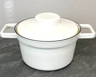 Lot 126 Riess Enamelware Pot w Lid