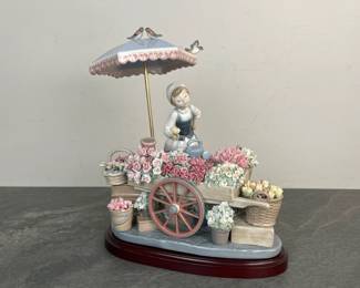 Lot 77 Lladro Porcelain Flowers of the Season Figurine