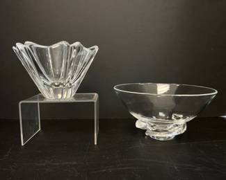 Lot 149 Orrefor Crystal Bowl Steuben Glass Bowl