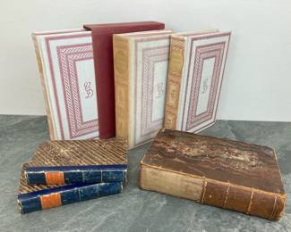 Lot 290 Charles Dickens Vintage Books Little Dorrit Bradbury and Evans 1857 illustrations by Browne Martin Chuzzlewit Galignani 1844 Vols. I II Heritage Press Oliver Twist Dombey and Son Hard Times