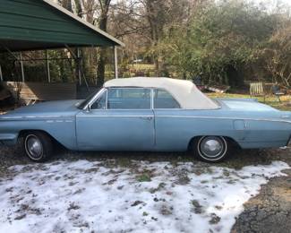 50% OFF does not apply. 1963 Buick Special convertible, V-6 engine, automatic, power steering and brakes, AM radio, showing 62K miles, iceberg blue paint with white top, blue Skylark interior.