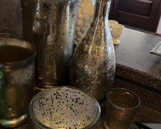 Silver Glass Decorative