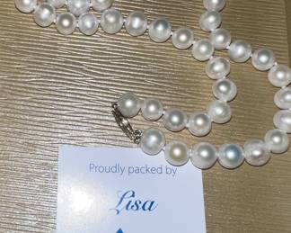 JTV Jewelry 10" Freshwater Pearl Necklace