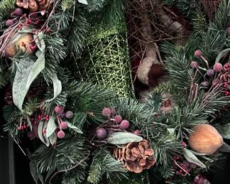Christmas Garland and floral decorations