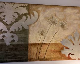 Neutral colored wall art pieces