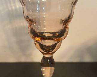 9 or 10 Pink/Orange set of Barware 