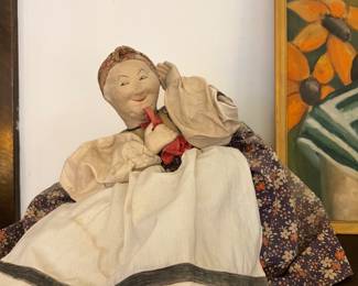 teapot  cozy doll vintage