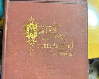 1876 Waifs and their Authors 1st edition by Alphonso Hopkins