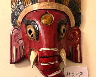 Hindu Wooden Mask $ 150