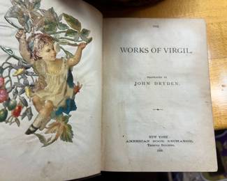 1880 works of Virgil translated by John Dryden