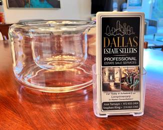 Mid Century Vistosi Bowl by Charles Pfister for Knoll..