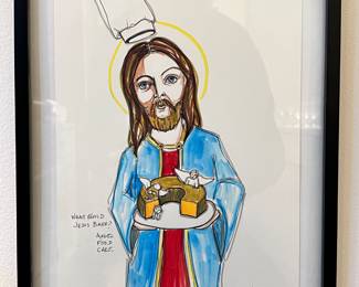 •Dana Ellyn- ‘What Would Jesus Bake? Angel Food Cake.’ Circa 2009, Washington D.C..