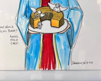 •Dana Ellyn- ‘What Would Jesus Bake? Angel Food Cake.’ Circa 2009, Washington D.C..