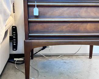 Pair of Mid Century Lane ‘Rhythm’ Walnut Nightstands..