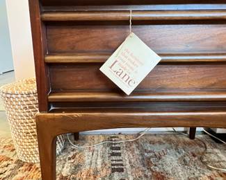 Pair of Mid Century Lane ‘Rhythm’ Walnut Nightstands..