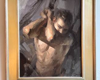 * Ignat Ignatov- Oil on Canvas, ‘The Rope’ Russian Artist..