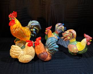 And there are more roosters! Come on over and check out our collection!