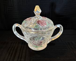 Lots Of Vintage Cut and Pressed Glass Pieces….