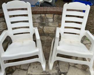 Oversized Stacking Rocking Chairs