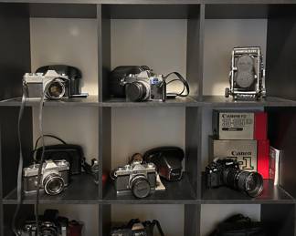 Large Vintage Camera Collection 