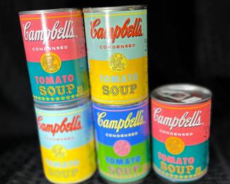 Campbell’s Soup Andy Warhol Commemorative Soup Cans