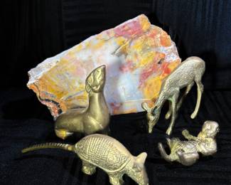 Small Brass Animal Figurines