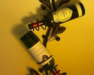Metal Wall Mounted Wine Rack
