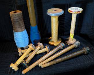 Vintage Wooden Spools