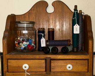 Vintage Wooden Spice Rack