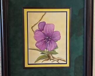 Floral Framed Wall Art 