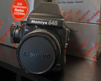 Mamiya 645 Camera and Accessories 