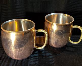 Copper Moscow Mule Mugs