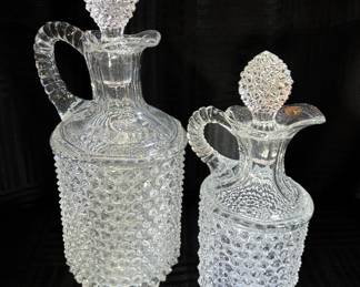 EAPG Hobnail Decanters