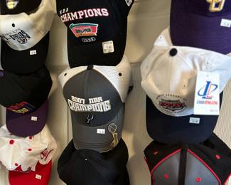 Collection of Sports Baseball Hats 