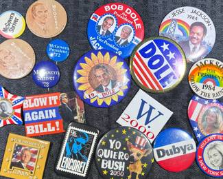 Political Buttons and Memorabilia 