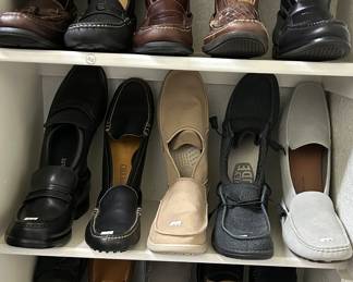 Men’s Shoe Collection including Johnston & Murphy, Sperry, Hey Dude, Tommy Hilfiger, Crocs, Cole Haan, Nautica, Adidas (Size 10-11)