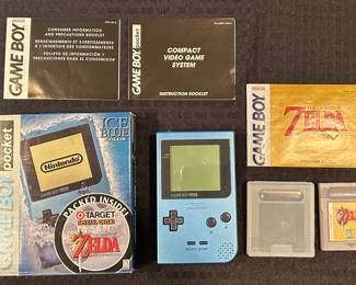 Nintendo Game Boy Pocket Ice Blue
Target Zelda Bundle
Complete/ Tested