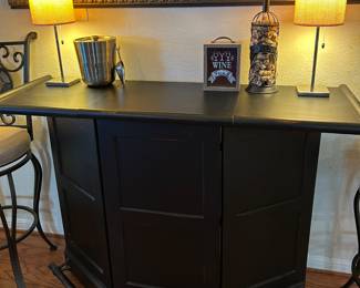 Portable Two Leaf Bar on Castors