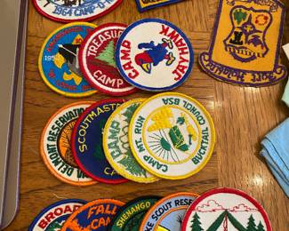 Boy Scout patches 