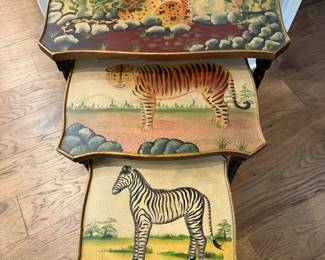 Hand Painted Nesting Tables