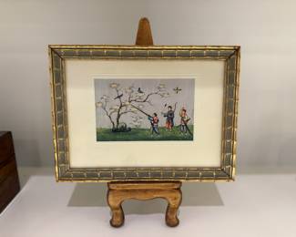 ORIGINAL SILK PAINTING 