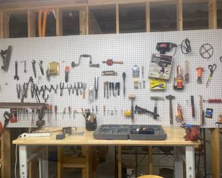 TABLE & VISE NOT FOR SALE